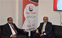 سفير الكويت في تركيا يشيد بجهود مركز يني يمن الإعلامي في خدمة القضية اليمنية