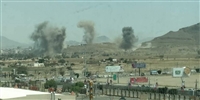 غارات مكثفة تستهدف مواقع حوثية في صنعاء ومعارك محتدمة في مأرب والجوف