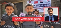 "Söz vermiştik, geldik"