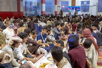 Çatışmalarda yaralanan askerlere iftar programı