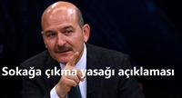 Soylu: Sokağa çıkma yasağı gündemimizde yok