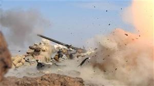 كمين محكم للجيش الوطني يسفر عن سقوط قتلى وجرحى من مليشيا الحوثي في جبهة الكسارة