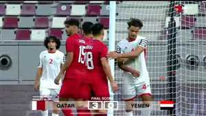 المنتخب الوطني الأولمبي يخسر أولى مبارياته امام المنتخب القطري