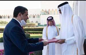 "بادي" يسلم اورق اعتماده سفيرا لليمن لدى قطر