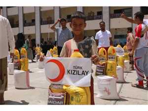 Türk Kızılay’dan Yemen’de binlerce aileye ramazan yardımı