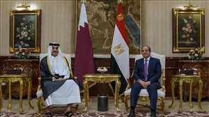 في زيارة هي الأولى منذ 8 سنوات.. أمير قطر "تميم بن حمد" يصل الى العاصمة المصرية القاهرة