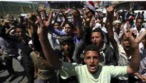 Yemen’de Husilerin sivillere yönelik saldırıları protesto edildi