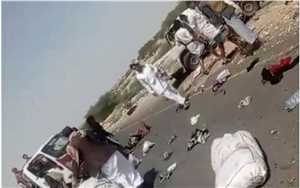 Yemen’in El Cevf kentinde meydana gelen trafik kazasında  5 kişi öldü 9 kişi yaralandı