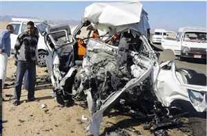 Yemen’de  6 ayda trafik kazası sonucu bin 140 kişi öldü ve yaralandı