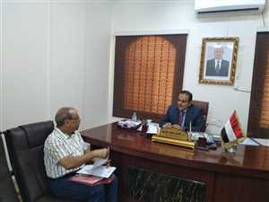 وزير الصحة "بحيبح" يطلع على احتياجات هيئة مستشفى الثورة بمحافظة تعز