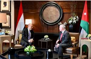 Yemen Başkanlık Konseyi Başkanı Alimi, Ürdün Kralı 2. Abdullah, görüştü