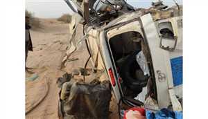 بينهم 8 من أسرة واحدة.. إصابة تسعة مدنيين بانفجار لغم حوثي في صحراء الجوف