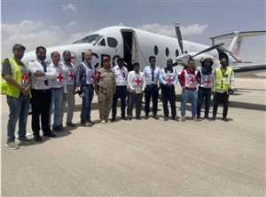 Kızılhaç esir takasında kullanılacak olane Tadween Havalimanı’nda test uçuşu yapıyor