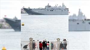 أردوغان يغرد بتحية لسفينة "تي سي جي الأناضول" خلال عبورها مضيق البوسفور