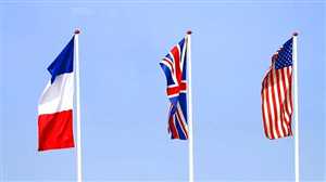 بيان أمريكي فرنسي بريطاني يعرب عن قلقه إزاء التطورات الأخيرة في عدن