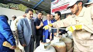الشركة اليمنية للغاز تباشر استبدال صمامات الغاز التالفة لـ 100 الف اسطوانة