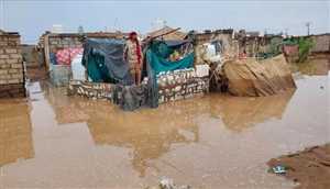 الأمم المتحدة تتوقع بتأثر نحو مليوني نازح من الأمطار الغزيرة خلال الأسابيع المقبلة
