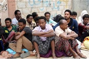 تقرير اممي: انخفاض كبير لأعداد المهاجرين الأفارقة الواصلين إلى اليمن