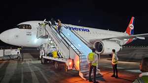 Yemen Havayolları, yeni uçağının hizmete girdiğini ve Aden Havalimanı