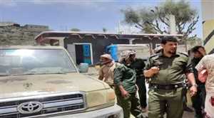 الأجهزة الأمنية تنفذ حملة لضبط السلاح في مديرية رصد بمحافظة أبين