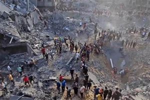 صحيفة أمريكية: دمار غزة يشبه ما حدث لألمانيا في الحرب العالمية الثانية