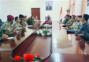 أمنية تعز تناقش الأوضاع العسكرية بالمحافظة وتشدد على التحلي باليقظة والجاهزية لإحباط كل المخططات الحوثية
