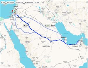 ماذا تعرف عن الخط البري "بين موانئ الإمارات وإسرائيل"؟