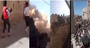 مليشيات الحوثي ترتكب مجزرة مروعة.. قتلى وجرحى تحت الأنقاض بعد تفجير منازل مواطنين في رداع (فيديو)