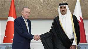 الرئيس التركي وامير قطر يبحثان التطورات الإقليمية والدولية