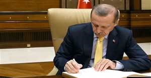 الرئيس التركي يوقع على قرار باستبدال لائحة التعبئة وأوضاع الحرب
