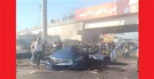 شاهد بالفيديو.. سرائيل تستهدف عنصرًا لفيلق القدس بطائرة مسيّرة