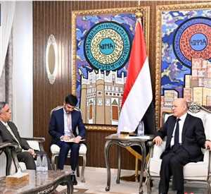 العليمي يبحث استيراد القمح من الهند ويؤكد دعم نيودلهي لمواجهة التهديدات الحوثية