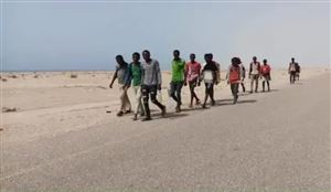 شهادات مصورة تفضح تجارة الحوثيين بالبشر.. قيادات من صعدة تدير شبكات تهريب المهاجرين عبر سواحل أبين