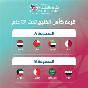 سحب قرعة أول نسخة من كأس الخليج للناشئين في الدوحة.. اليمن في مجموعة نارية