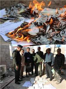 إتلاف وثائق رسمية قادمة من مناطق الحوثيين.. الأحوال المدنية بعدن تشدد على حماية الهوية الوطنية ومنع التزوير