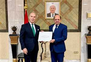 اليمن تتسلم أوراق اعتماد السفير الإسباني الجديد لدى الجمهورية