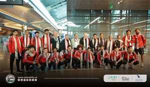 المنتخب اليمني يصل الدوحة لخوض المواجهة الفاصلة أمام جزر القمر للتأهل لكأس العرب