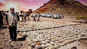 «مسام»: نزع أكثر من 3,400 لغم وذخيرة خلال ديسمبر وتطهير أكثر من 1.4 مليون متر مربع في اليمن