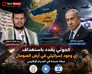 الحوثي يهدد باستهداف أي وجود إسرائيلي في أرض الصومال
