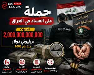 حملة على الفساد ...تقديرات صادمة: الأموال المنهوبة في العراق تجاوزت تريليوني دولار منذ 2003