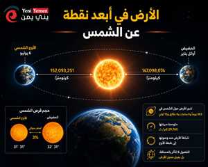 ظاهرة فلكية اليوم...الأرض تبلغ أبعد نقطة عن الشمس في ظاهرة "الأوج الشمسي" اليوم