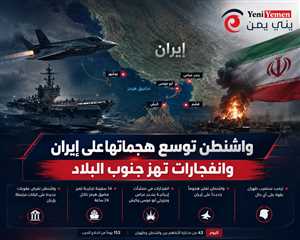 واشنطن توسع هجماتها على إيران وانفجارات تهز جنوب البلاد