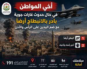 استعدادا لغارات على صنعاء ..الدفاع المدني الحوثي يصدر تعليمات للسكان تحسبًا لغارات جوية