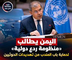 اليمن من مجلس الأمن يطالب بـ«منظومة ردع دولية» لحماية باب المندب من تهديدات الحوثيين