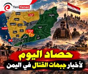 حصاد الساعات الماضية حتى اللحظة ...تعز تحت نيران المعارك.. عشرات الغارات ومواجهات واسعة وتحذير من 19 طريقًا
