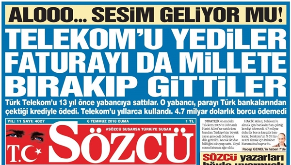 صحيفة "سوزجو" التركية: عائلة الحريري تتجه لبيع حصتها من شركة "ترك تيليكوم"