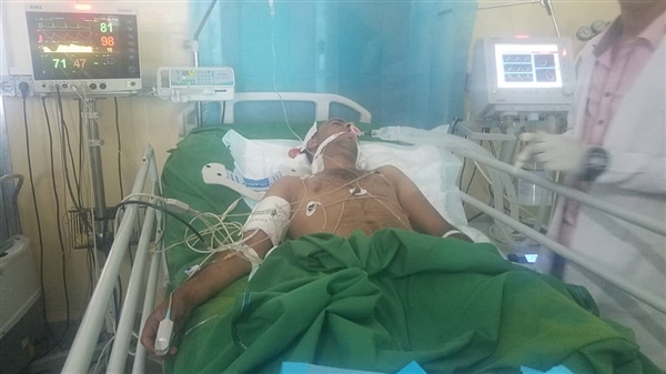 إصابة شخصين في انفجار عبوة ناسفة بالقرب من مؤسسة مدنية في تعز