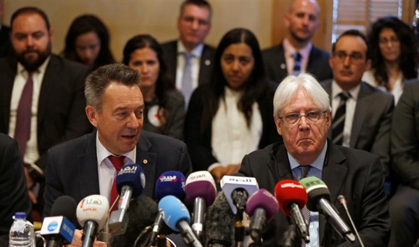 الشرعية والحوثي يتوصلان إلى اتفاق بشأن إيصال المساعدات الإنسانية في الحديدة