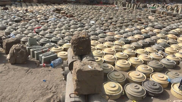 خلال أسبوع .. انتزاع 1.611 لغماً زرعتها مليشيات الحوثي