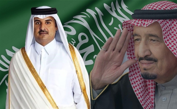 العاهل السعودي يدعو أمير قطر لحضور القمة الخليجية 